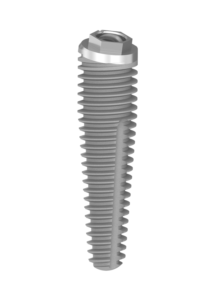 ⌀4 x 15mm 12° External Hex Implant