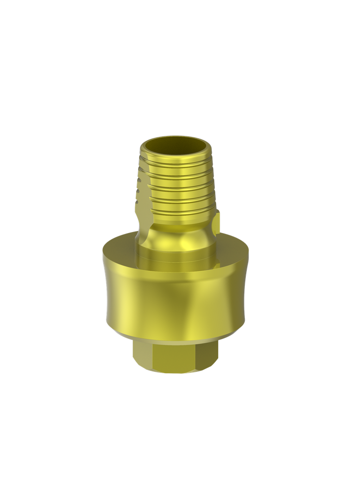 Abutment Base Ti W Int Hex 3mm Collar