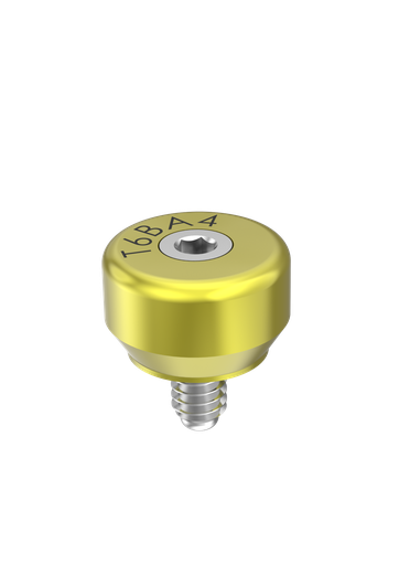 [T6BA4] External Hex (EX-50) 4mm Healing Abutment 2 Part