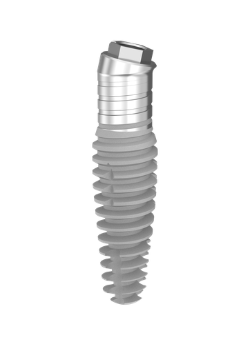 [IVM-EX3012D-3715] ⌀3/3.7 x 15mm 12° MSC External Hex INVERTA Implant